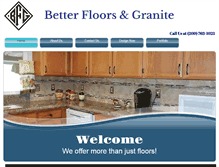 Tablet Screenshot of betterfloors.com